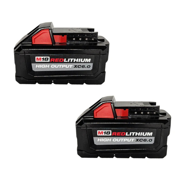 Milwaukee (48-59-1862S) M18 18-Volt Lithium-Ion High Output Starter Kit with Two 6.0 Ah Battery and Charger